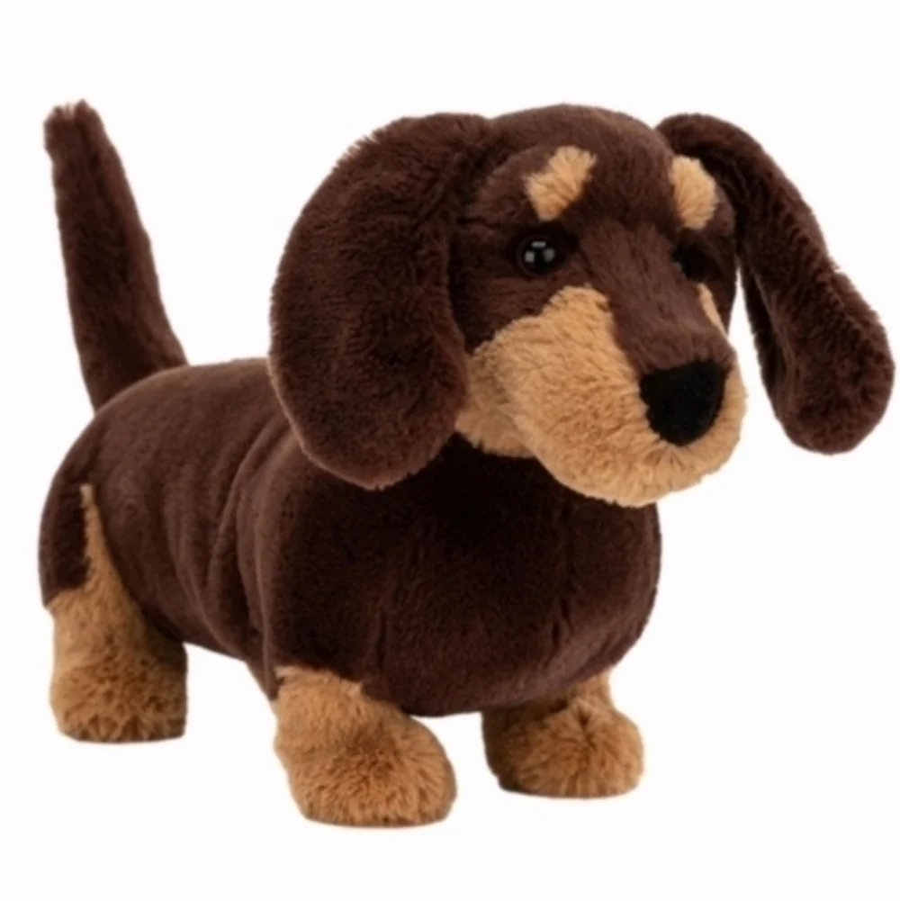 Jellycat Otto Sausage Dog Soft & Plush 7.5x3.5x11.2" BNWT Authentic - Picture 1 of 6